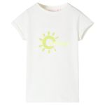 Tricou pentru copii, ecru, 128 GartenMobel Dekor
