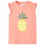Tricou pentru copii, corai neon, 128 GartenMobel Dekor