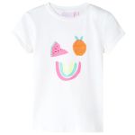 Tricou pentru copii, ecru, 128 GartenMobel Dekor