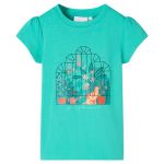 Tricou pentru copii, verde mentă, 116 GartenMobel Dekor