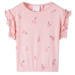 Tricou pentru copii, roz deschis, 140 GartenMobel Dekor
