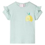 Tricou pentru copii, verde mentă, 116 GartenMobel Dekor