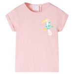 Tricou pentru copii, roz deschis, 128 GartenMobel Dekor