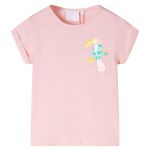 Tricou pentru copii, roz deschis, 92 GartenMobel Dekor