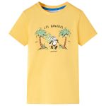 Tricou pentru copii, ocru deschis, 140 GartenMobel Dekor