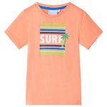 Tricou pentru copii, portocaliu neon, 104 GartenMobel Dekor