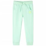 Pantaloni de trening pentru copii, verde aprins, 140 GartenMobel Dekor