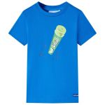 Tricou pentru copii, albastru aprins, 92 GartenMobel Dekor