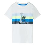 Tricou pentru copii, ecru, 104 GartenMobel Dekor