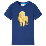 Tricou pentru copii, albastru închis, 92 GartenMobel Dekor