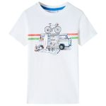 Tricou pentru copii, ecru, 104 GartenMobel Dekor