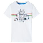 Tricou pentru copii, ecru, 140 GartenMobel Dekor