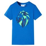 Tricou pentru copii, albastru, 128 GartenMobel Dekor