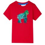 Tricou pentru copii, roșu, 140 GartenMobel Dekor