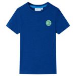 Tricou pentru copii, albastru închis, 140 GartenMobel Dekor