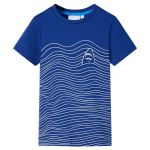Tricou pentru copii, albastru închis, 140 GartenMobel Dekor