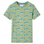 Tricou pentru copii, kaki, 104 GartenMobel Dekor