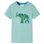 Tricou pentru copii, kaki deschis, 104 GartenMobel Dekor