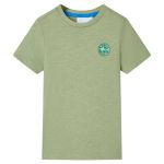 Tricou pentru copii, kaki deschis, 92 GartenMobel Dekor