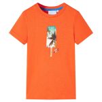 Tricou pentru copii, portocaliu închis, 92 GartenMobel Dekor