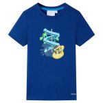 Tricou pentru copii, albastru închis, 116 GartenMobel Dekor