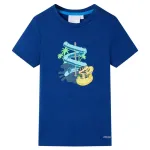 Tricou pentru copii, albastru închis, 128 GartenMobel Dekor