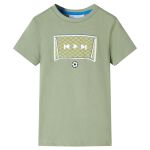 Tricou pentru copii, kaki deschis, 104 GartenMobel Dekor