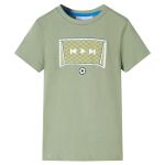 Tricou pentru copii, kaki deschis, 92 GartenMobel Dekor