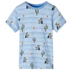 Tricou pentru copii, mix de albastru, 140 GartenMobel Dekor