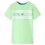 Tricou pentru copii, verde neon, 116 GartenMobel Dekor