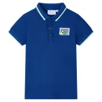 Tricou polo pentru copii, albastru închis, 104 GartenMobel Dekor