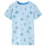 Tricou pentru copii, albastru deschis, 128 GartenMobel Dekor
