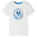 Tricou pentru copii, ecru, 128 GartenMobel Dekor