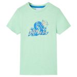 Tricou pentru copii, verde deschis, 128 GartenMobel Dekor