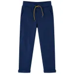 Pantaloni pentru copii cu șnur, bleumarin, 128 GartenMobel Dekor