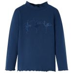 Tricou pentru copii cu mâneci lungi, bleumarin, 92 GartenMobel Dekor
