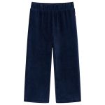 Pantaloni de copii din velur, bleumarin, 128 GartenMobel Dekor