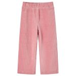 Pantaloni de copii din velur, roz, 116 GartenMobel Dekor