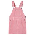 Rochie salopetă pentru copii, velur, roz deschis, 116 GartenMobel Dekor