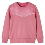 Bluzon pentru copii, petic din catifea, zmeuriu, 92 GartenMobel Dekor