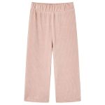 Pantaloni de copii din velur, roz, 92 GartenMobel Dekor