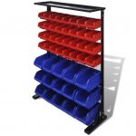 Organizator scule pentru garaj, albastru și roșu GartenMobel Dekor