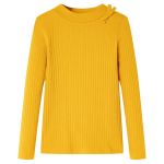 Tricou pentru copii cu mâneci lungi, ocru, 92 GartenMobel Dekor