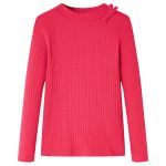 Tricou pentru copii cu mâneci lungi, roz aprins, 104 GartenMobel Dekor