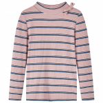 Tricou pentru copii cu mâneci lungi, roz deschis, 116 GartenMobel Dekor