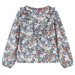 Cămașă de copii cu mâneci lungi, albastru închis, 104 GartenMobel Dekor