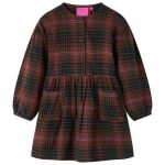 Rochie pentru copii cu mâneci lungi, coniac, 104 GartenMobel Dekor