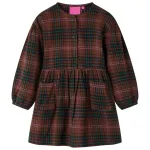 Rochie pentru copii cu mâneci lungi, coniac, 116 GartenMobel Dekor