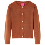 Cardigan tricotat pentru copii, coniac, 116 GartenMobel Dekor