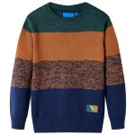 Pulover pentru copii tricotat, multicolor, 116 GartenMobel Dekor